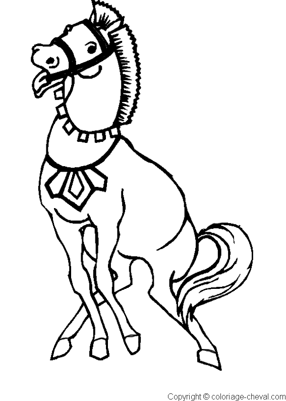 Раскраска: лошадь (Животные) #2352 - Бесплатные раскраски для печати