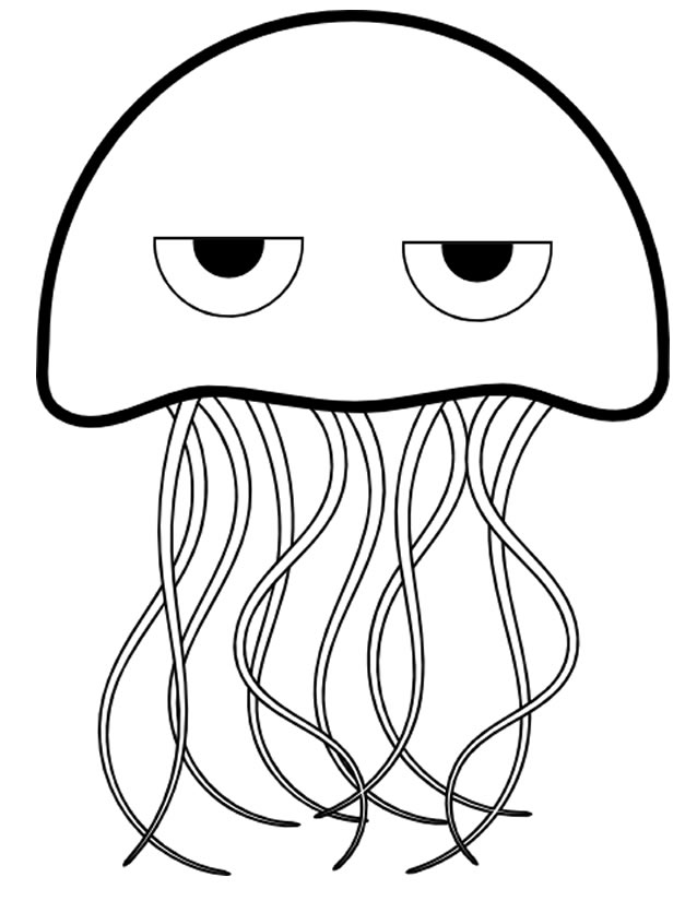Раскраска: медуза (Животные) #20393 - Бесплатные раскраски для печати