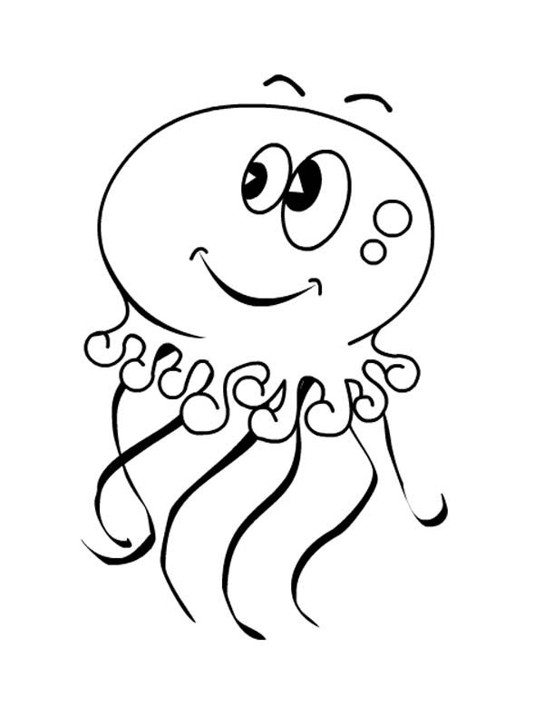 Раскраска: медуза (Животные) #20479 - Бесплатные раскраски для печати