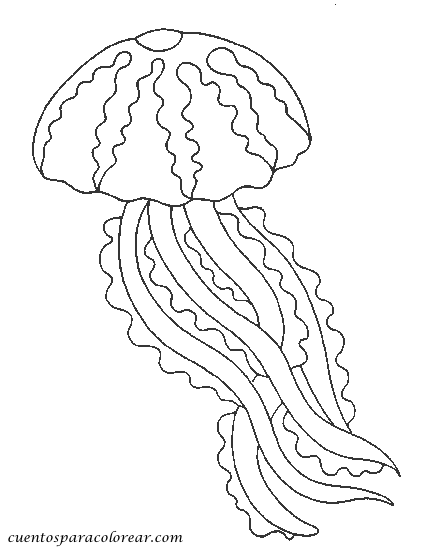 Раскраска: медуза (Животные) #20500 - Бесплатные раскраски для печати