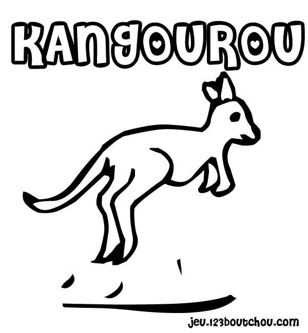 Раскраска: кенгуру (Животные) #9174 - Бесплатные раскраски для печати