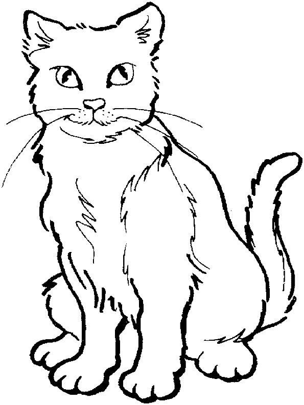 Раскраска: котенок (Животные) #18056 - Бесплатные раскраски для печати