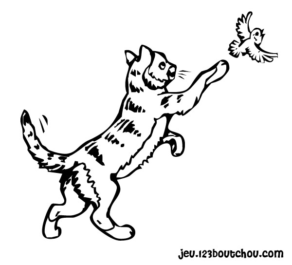 Раскраска: котенок (Животные) #18114 - Бесплатные раскраски для печати