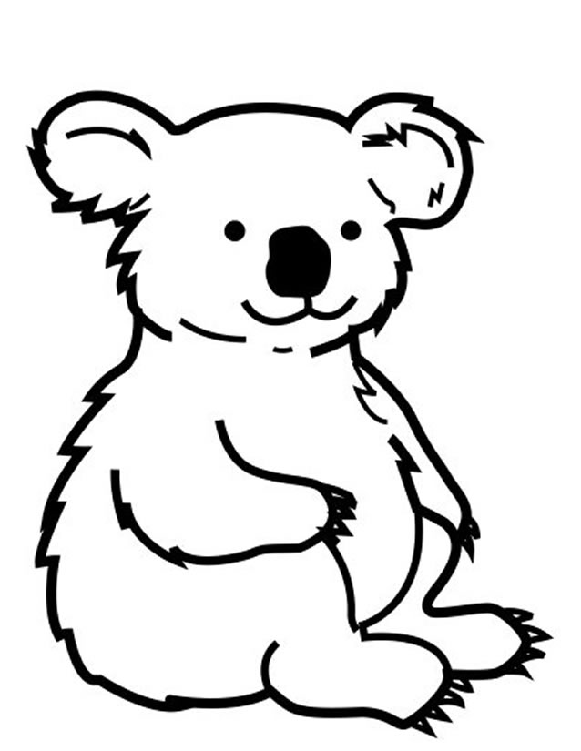 Раскраска: коала (Животные) #9301 - Бесплатные раскраски для печати