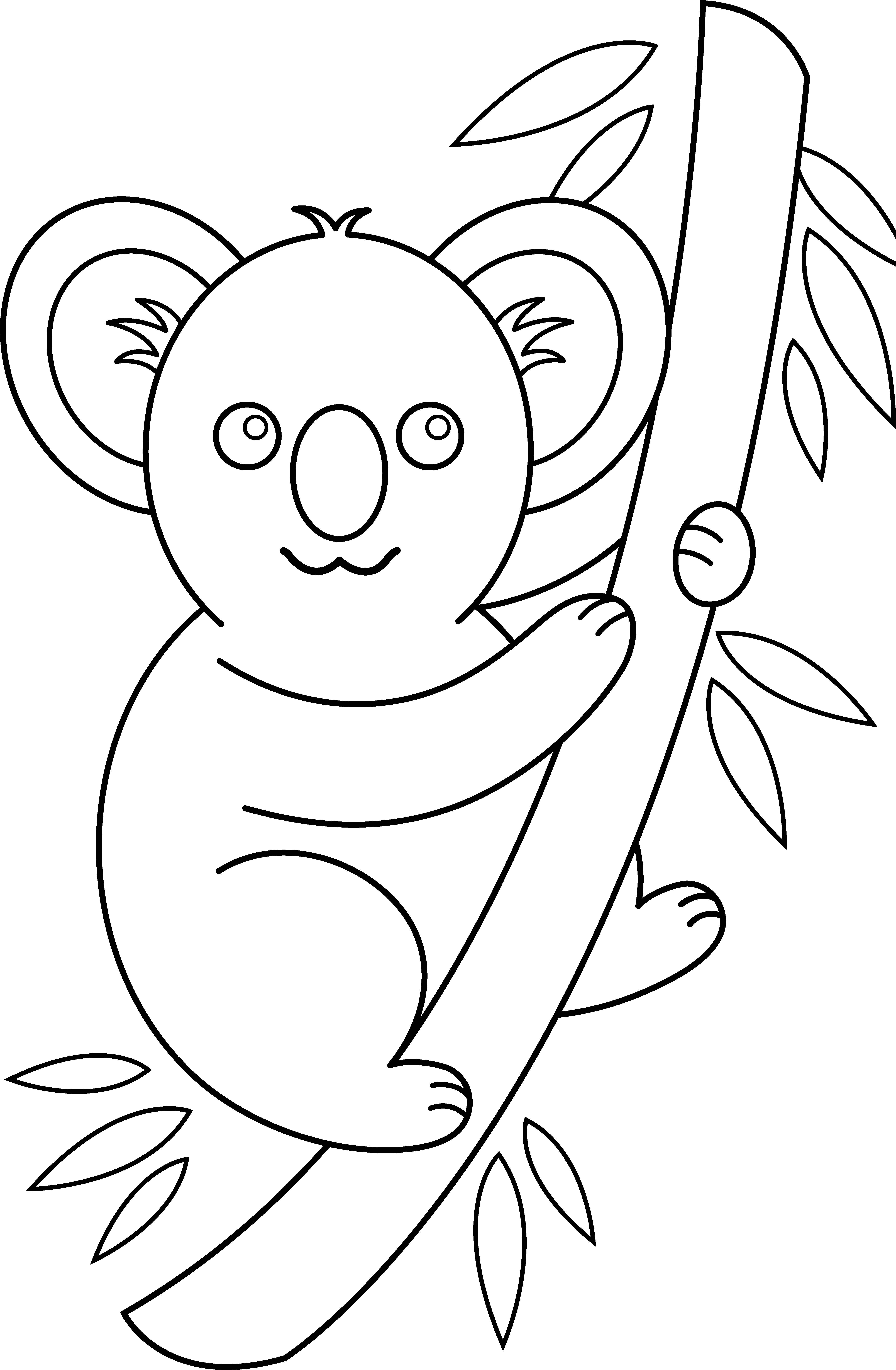 Раскраска: коала (Животные) #9361 - Бесплатные раскраски для печати