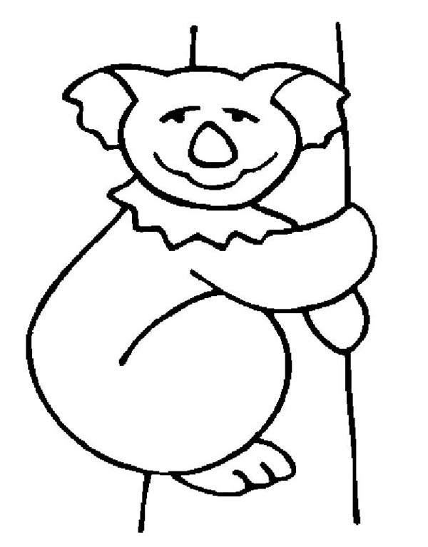 Раскраска: коала (Животные) #9421 - Бесплатные раскраски для печати
