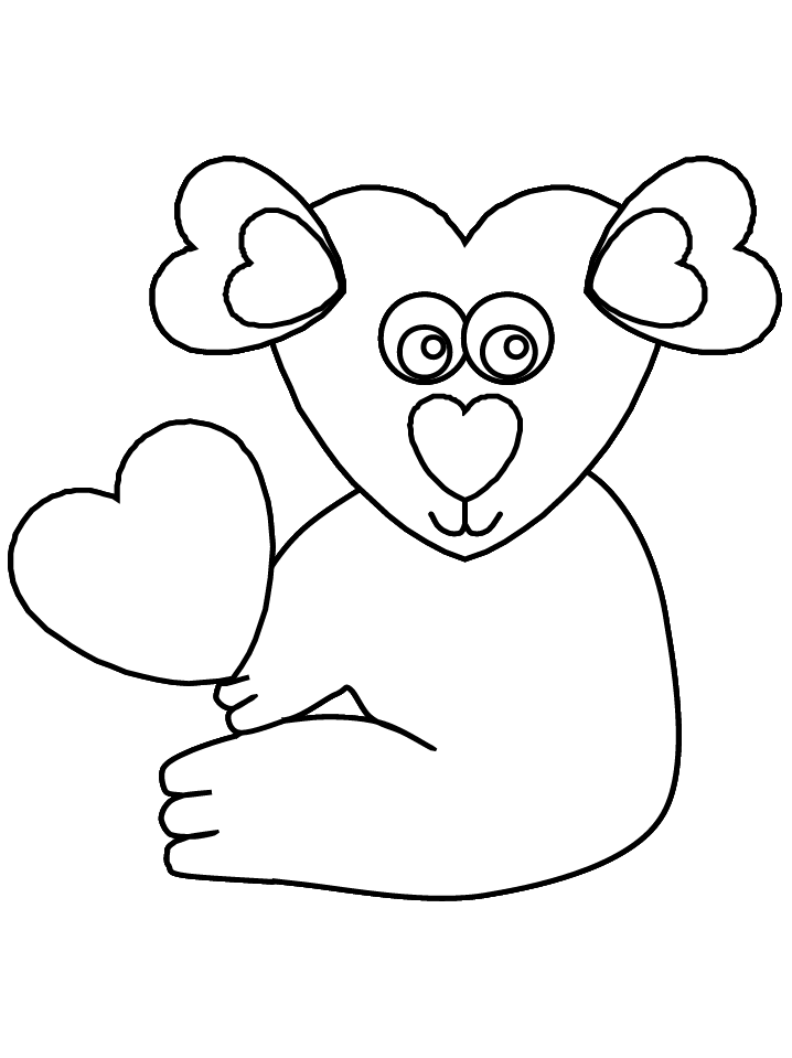 Раскраска: коала (Животные) #9486 - Бесплатные раскраски для печати
