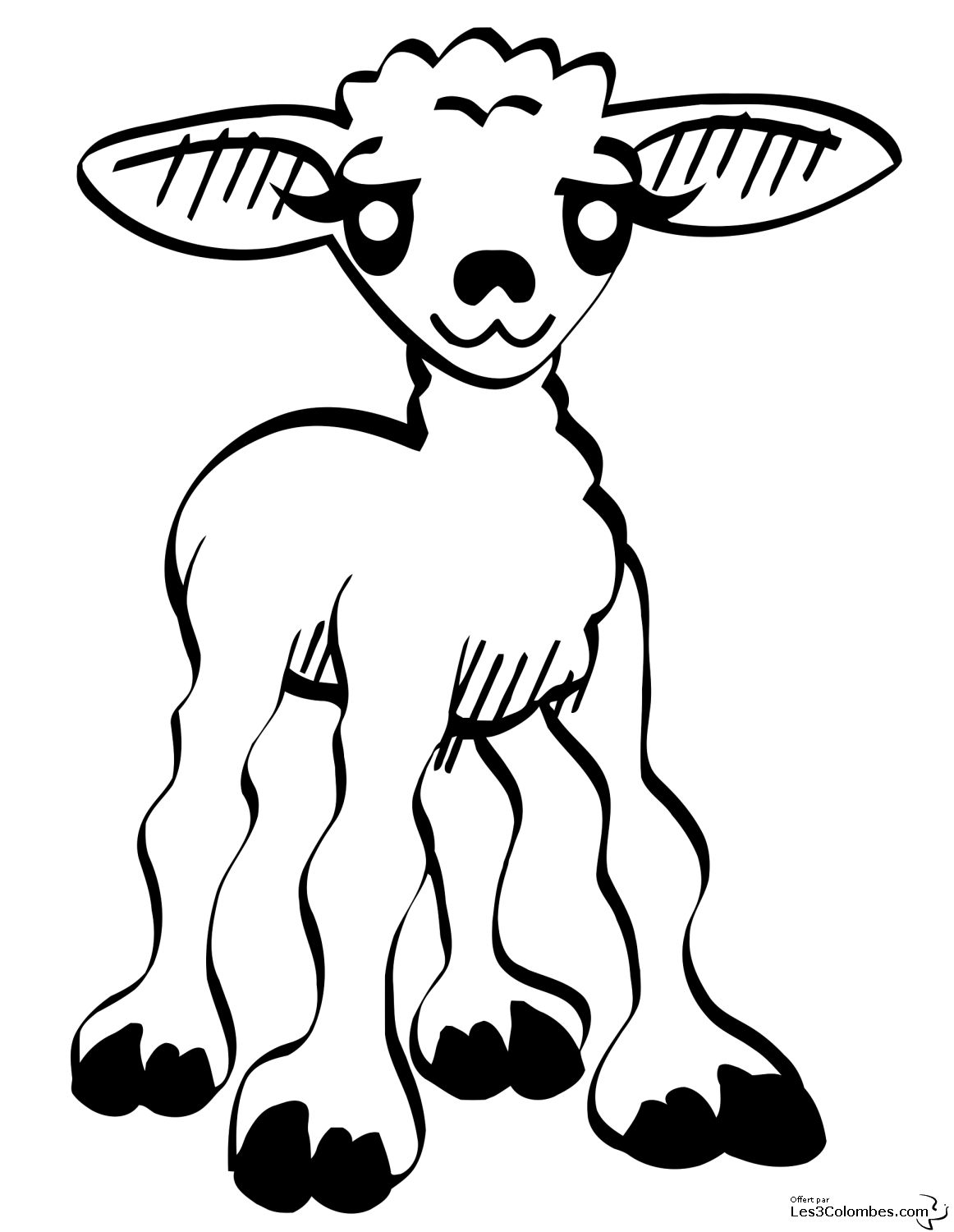 Раскраска: баранина (Животные) #221 - Бесплатные раскраски для печати