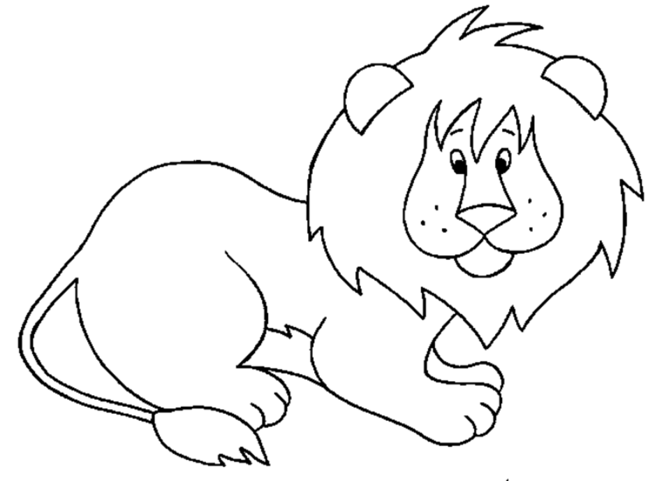 Раскраска: лев (Животные) #10243 - Бесплатные раскраски для печати