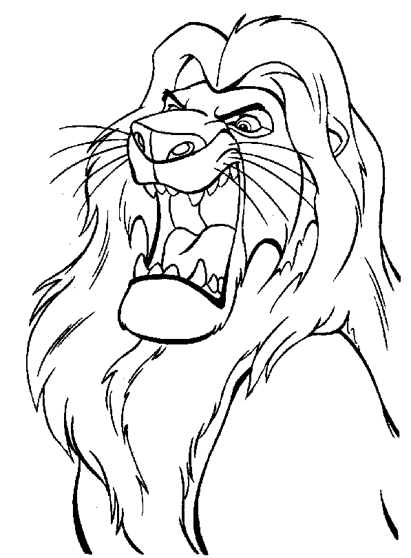 Раскраска: лев (Животные) #10254 - Бесплатные раскраски для печати