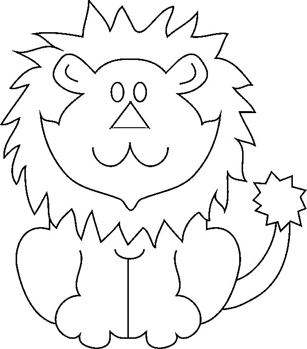 Раскраска: лев (Животные) #10284 - Бесплатные раскраски для печати