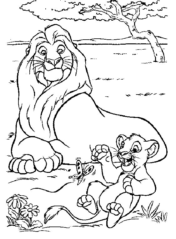 Раскраска: лев (Животные) #10285 - Бесплатные раскраски для печати