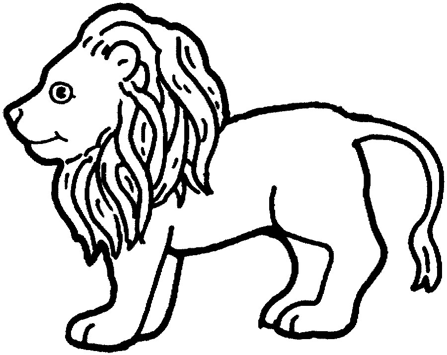 Раскраска: лев (Животные) #10307 - Бесплатные раскраски для печати