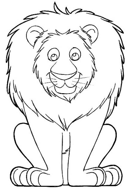 Раскраска: лев (Животные) #10313 - Бесплатные раскраски для печати