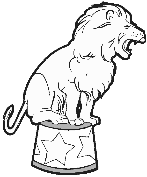 Раскраска: лев (Животные) #10320 - Бесплатные раскраски для печати