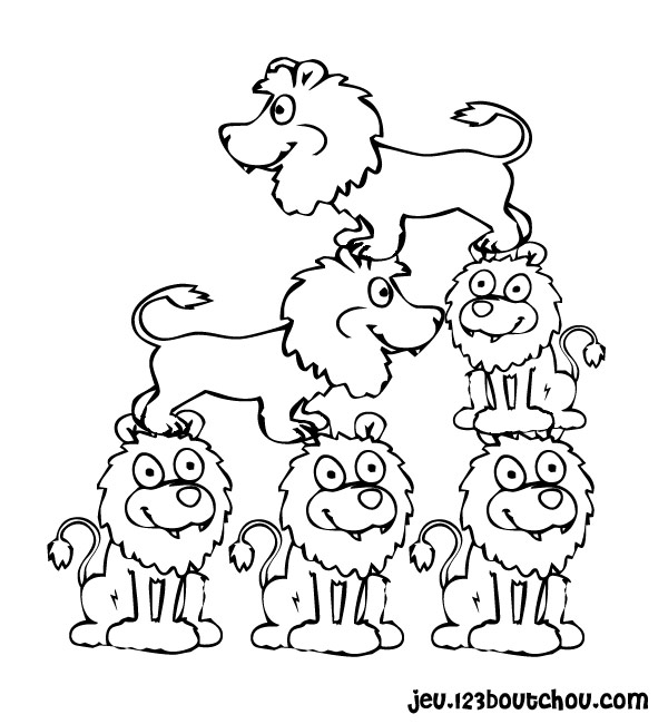 Раскраска: лев (Животные) #10336 - Бесплатные раскраски для печати