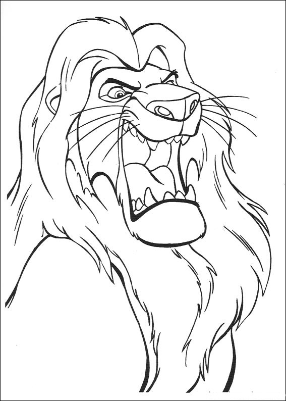 Раскраска: лев (Животные) #10343 - Бесплатные раскраски для печати