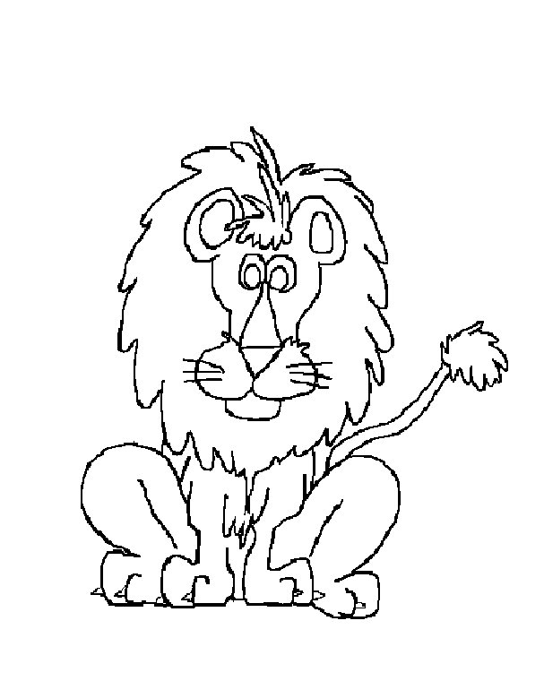 Раскраска: лев (Животные) #10387 - Бесплатные раскраски для печати