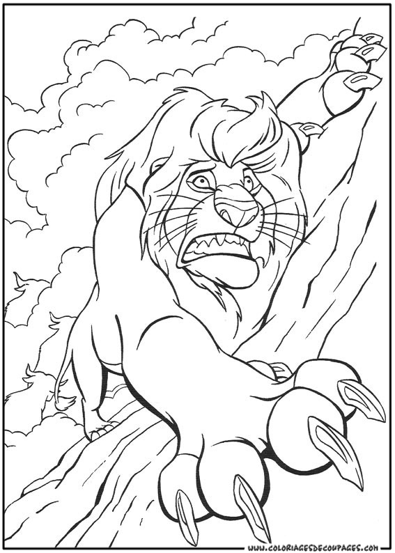 Раскраска: лев (Животные) #10436 - Бесплатные раскраски для печати