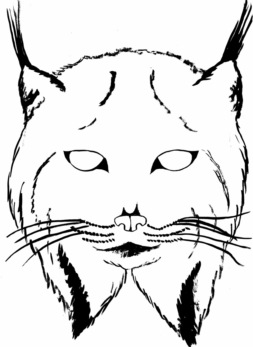 Раскраска: рысь (Животные) #10873 - Бесплатные раскраски для печати