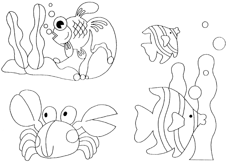 Раскраска: Морские животные (Животные) #21982 - Бесплатные раскраски для печати