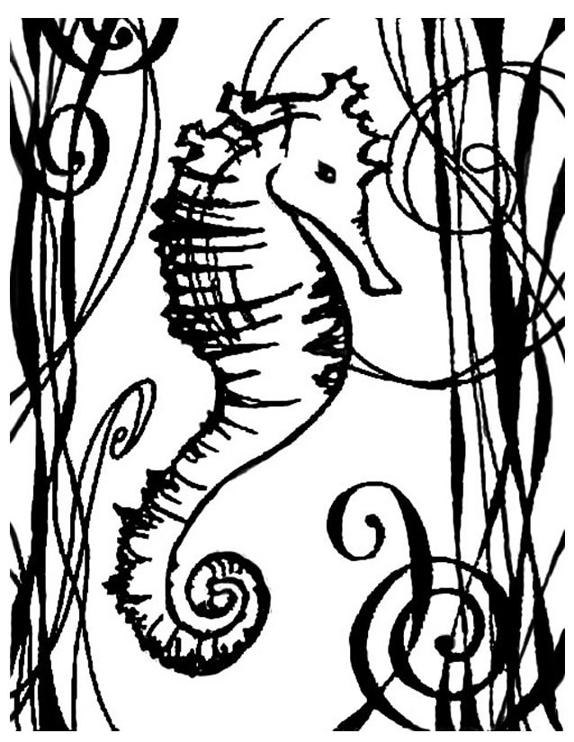 Раскраска: Морские животные (Животные) #22140 - Бесплатные раскраски для печати