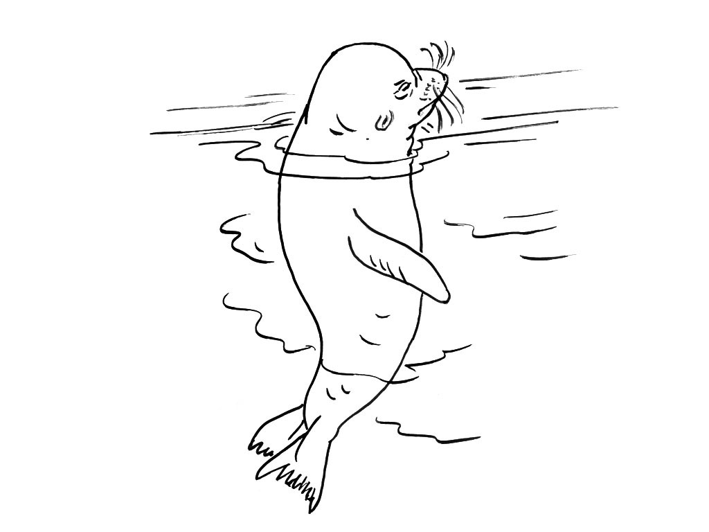 Раскраска: Морские животные (Животные) #22258 - Бесплатные раскраски для печати