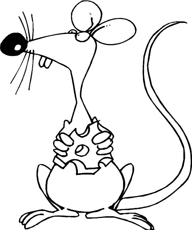 Раскраска: мышь (Животные) #13949 - Бесплатные раскраски для печати