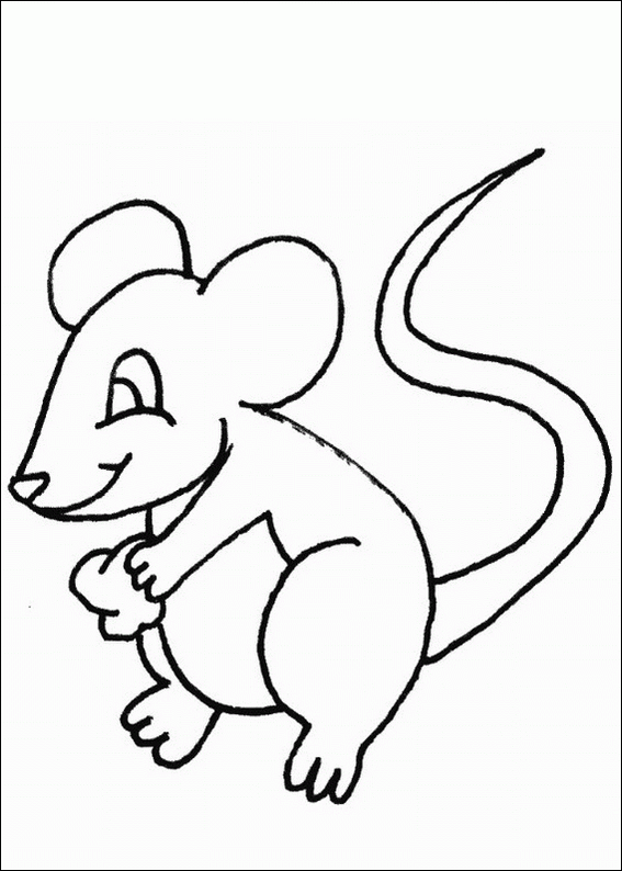 Раскраска: мышь (Животные) #13952 - Бесплатные раскраски для печати