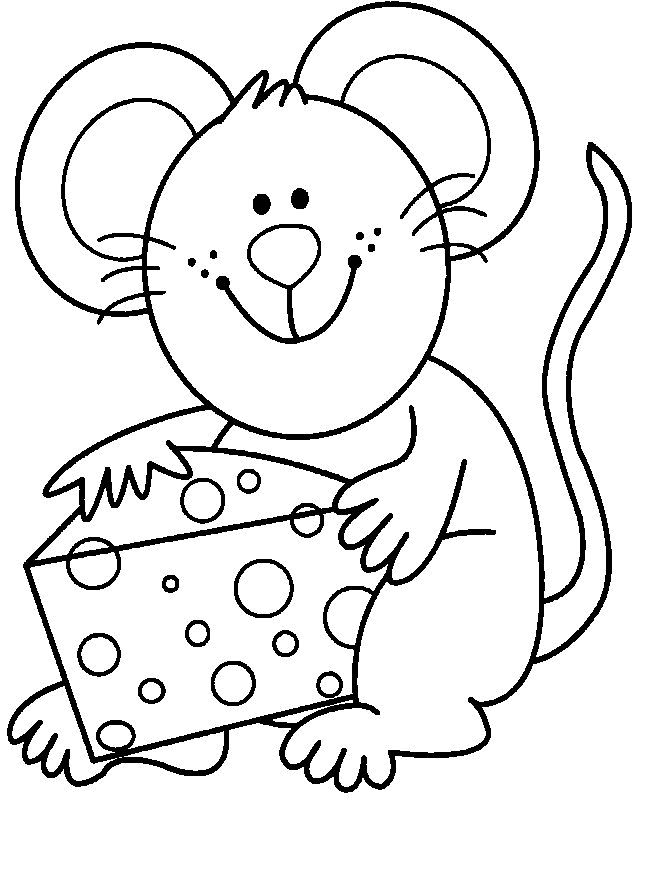 Раскраска: мышь (Животные) #13971 - Бесплатные раскраски для печати