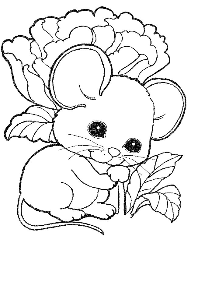 Раскраска: мышь (Животные) #13976 - Бесплатные раскраски для печати