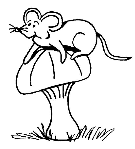 Раскраска: мышь (Животные) #13984 - Бесплатные раскраски для печати