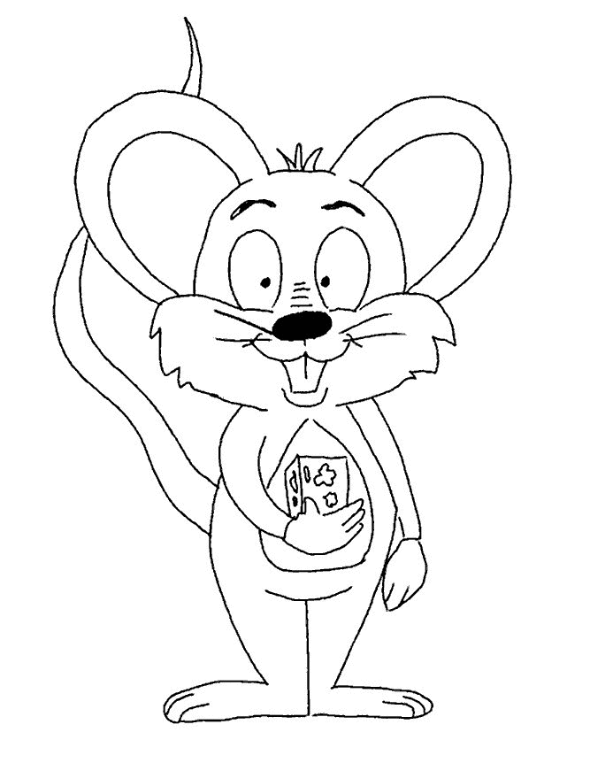 Раскраска: мышь (Животные) #14014 - Бесплатные раскраски для печати