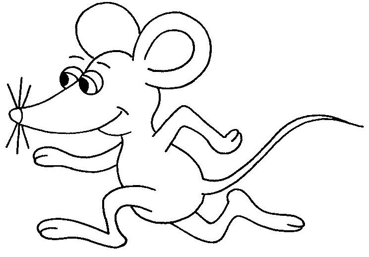Раскраска: мышь (Животные) #14019 - Бесплатные раскраски для печати