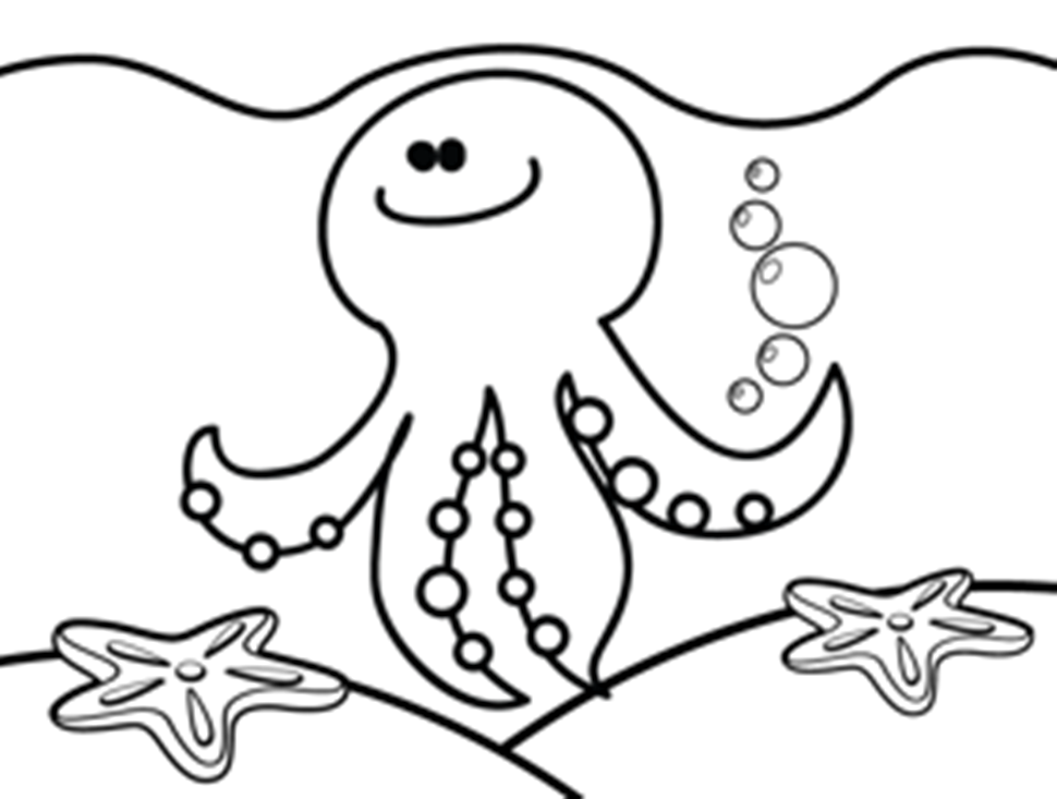 Раскраска: осьминог (Животные) #19097 - Бесплатные раскраски для печати