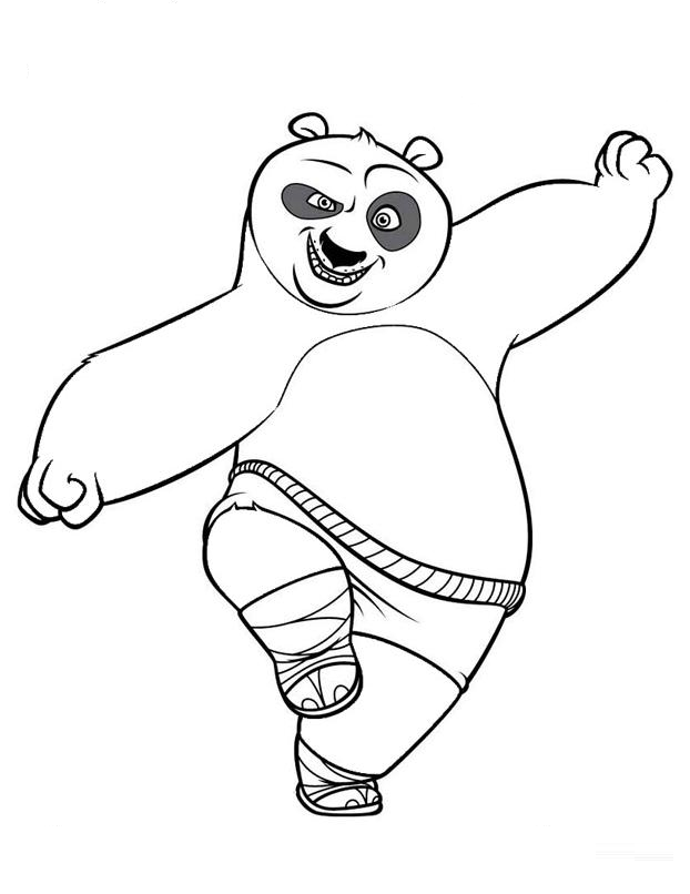 Раскраска: панда (Животные) #12460 - Бесплатные раскраски для печати