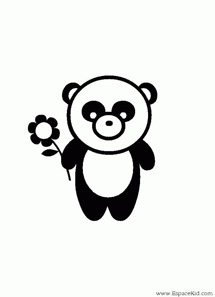Раскраска: панда (Животные) #12461 - Бесплатные раскраски для печати