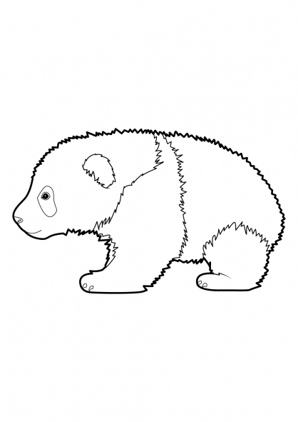Раскраска: панда (Животные) #12468 - Бесплатные раскраски для печати