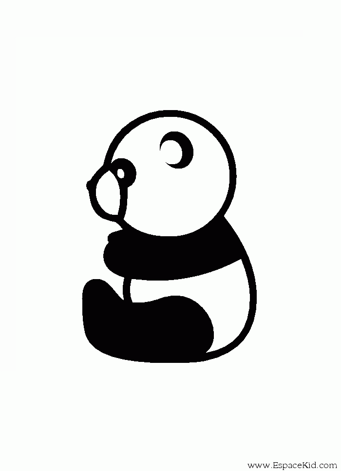 Раскраска: панда (Животные) #12477 - Бесплатные раскраски для печати