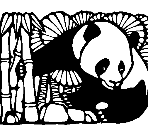 Раскраска: панда (Животные) #12497 - Бесплатные раскраски для печати