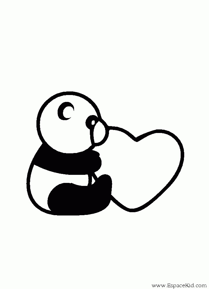 Раскраска: панда (Животные) #12505 - Бесплатные раскраски для печати
