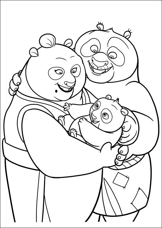 Раскраска: панда (Животные) #12519 - Бесплатные раскраски для печати
