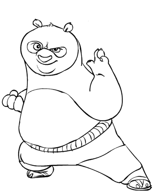 Раскраска: панда (Животные) #12567 - Бесплатные раскраски для печати