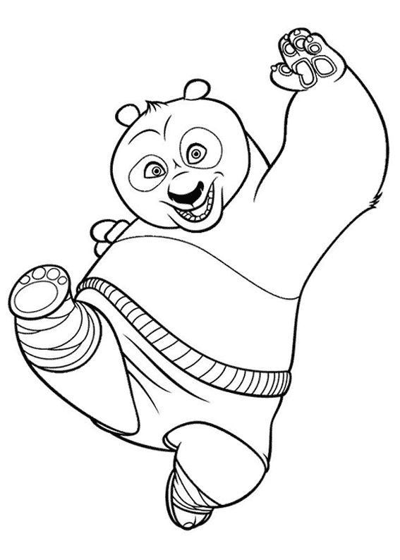 Раскраска: панда (Животные) #12575 - Бесплатные раскраски для печати