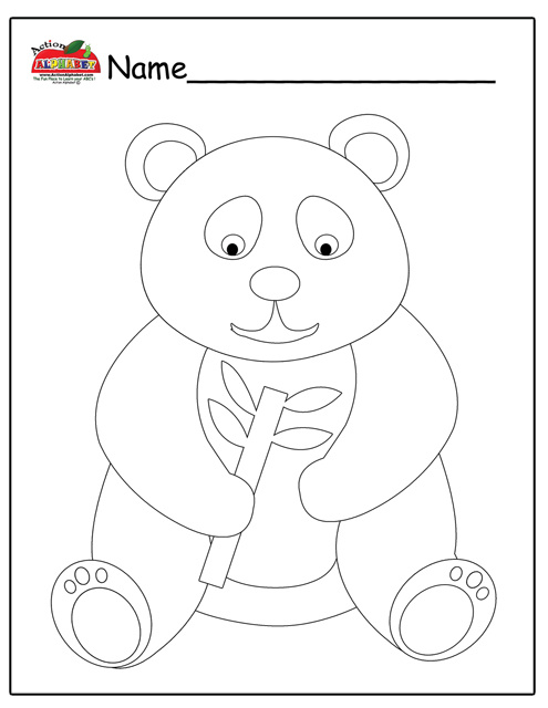 Раскраска: панда (Животные) #12580 - Бесплатные раскраски для печати