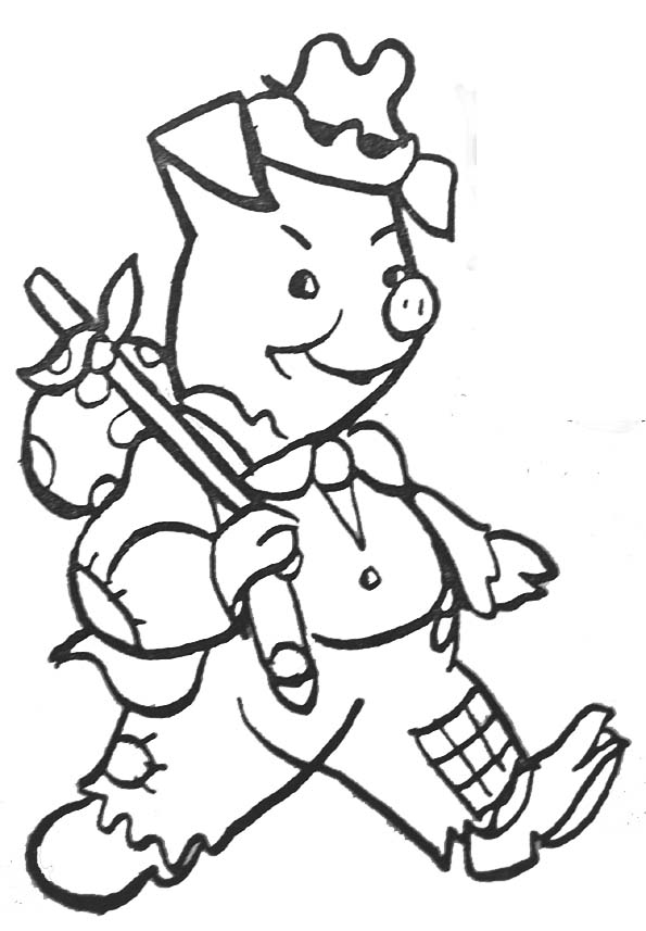 Раскраска: свинья (Животные) #3613 - Бесплатные раскраски для печати