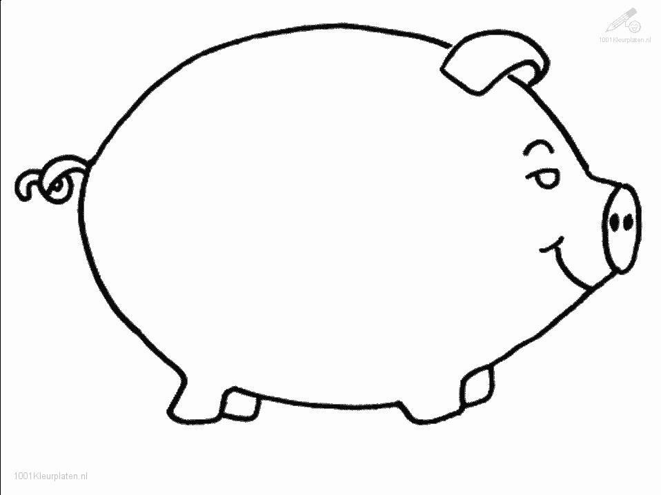 Раскраска: свинья (Животные) #3647 - Бесплатные раскраски для печати