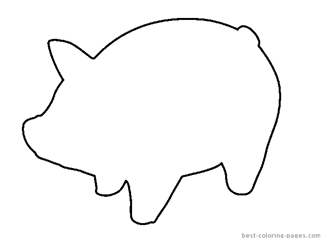 Раскраска: свинья (Животные) #3652 - Бесплатные раскраски для печати