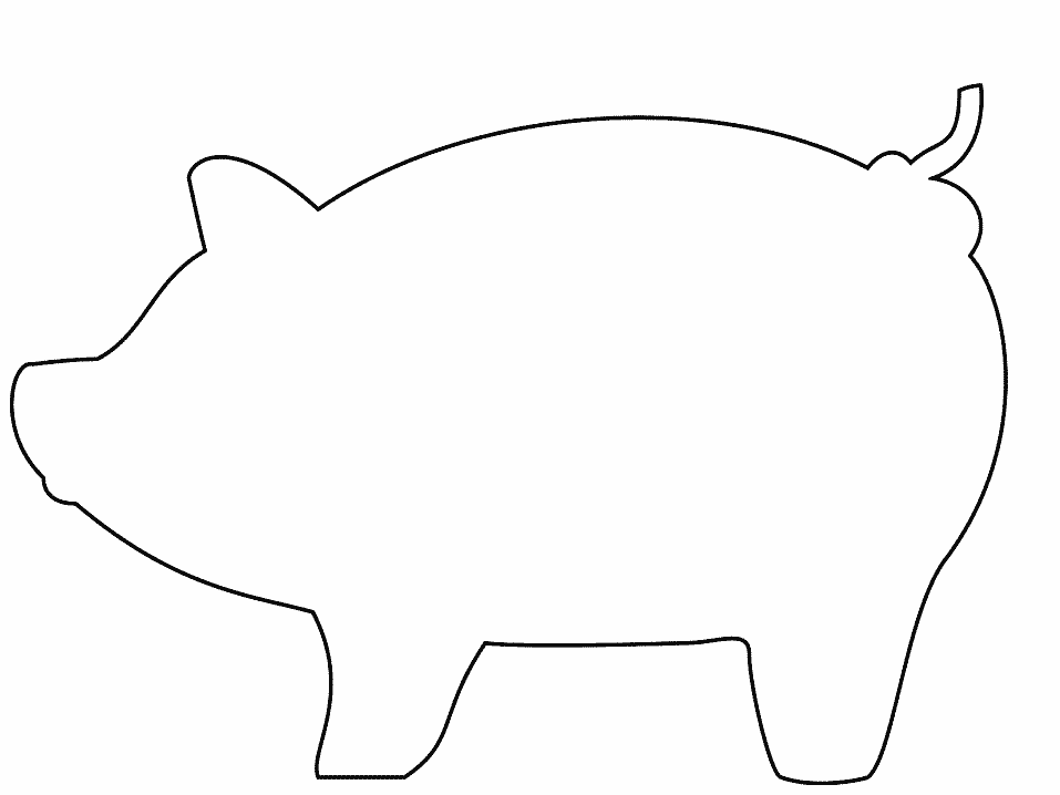 Раскраска: свинья (Животные) #3664 - Бесплатные раскраски для печати