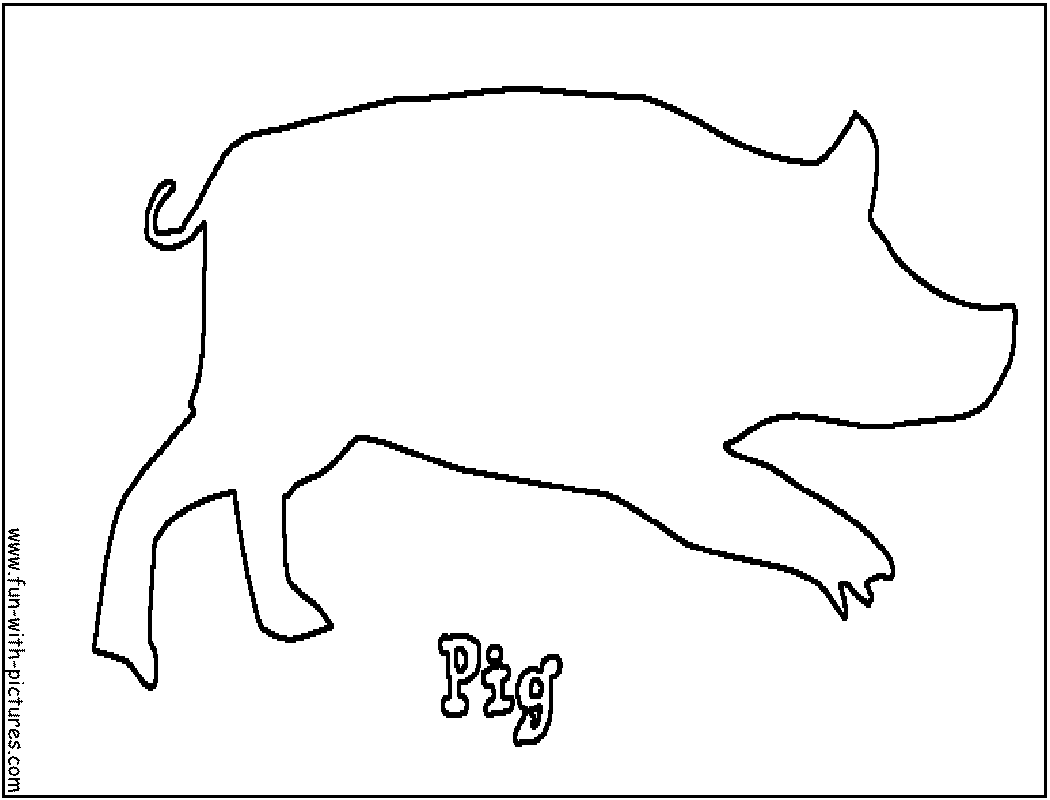Раскраска: свинья (Животные) #3666 - Бесплатные раскраски для печати